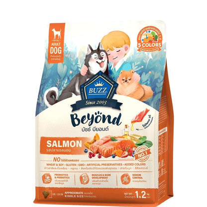 [สุนัข 1 กก.] Buzz Beyond อาหารสุนัขบัซซ์ บียอนด์ ขนาด 1 - 1.2 กก.(1-1.2kg) Premium + Gluten Free NON GMO อาหาร  ลูกสุนัข