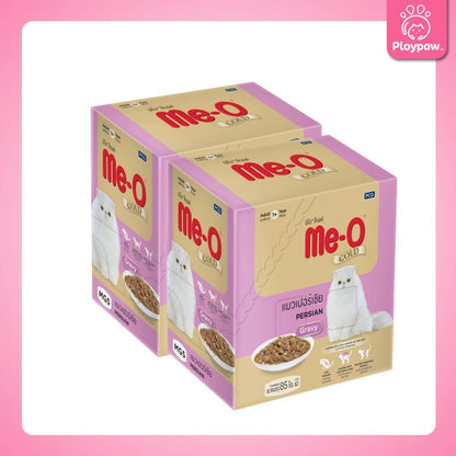 [ยกลัง 24 ซอง] Me-o Gold อาหารเปียกแมว มีโอ โกลด์ สูตร Complete & Balanced ขนาด 85 กรัม