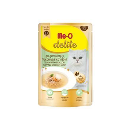 [ปลีก 1 ซอง] Me-O Delite อาหารแมวเปียก มีโอ ดีไลท์ ขนาด 70 กรัม(g)