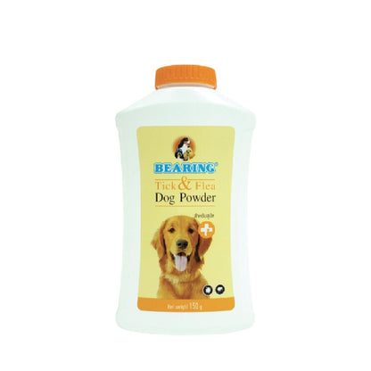 BEARING Tick & Flea Dog Powder แป้งโรยเห็บหมัด สำหรับสัตว์เลี้ยง แป้งโรยตัวสุนัข แป้งโรยตัวแมว มีให้เลือก 2 ขนาด