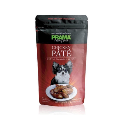 Prama พราม่า ขนมสุนัข Dog Snack ผลิตจากเนื้อไก่แท้ 50 - 70 กรัม