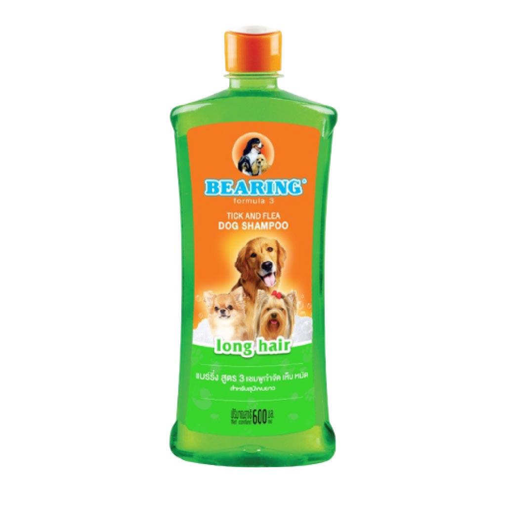 [600ml.] BEARING Tick & Flea Dog Shampoo แชมพูสุนัข แชมพูอาบน้ำสุนัข ขจัดกลิ่นสาบ ขนาด 600 มล.