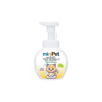 Mini Pet มินิเพ็ท แชมพูอาบแห้งแมว โฟมอาบน้ำแห้ง ไม่ต้องใช้น้ำ ขนาด 330 มล.(ml.)