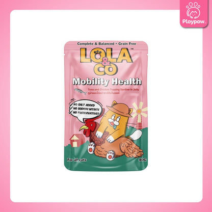 [ยกโหล 12 ซอง-โปรโมชั่นยกโหลแถมฟรี 1 ซอง] LOLA&CO Complete&Balanced อาหารเปียกแมว โลล่าแอนด์โค โภชนาการครบถ้วน ขนาด 80 กรัม