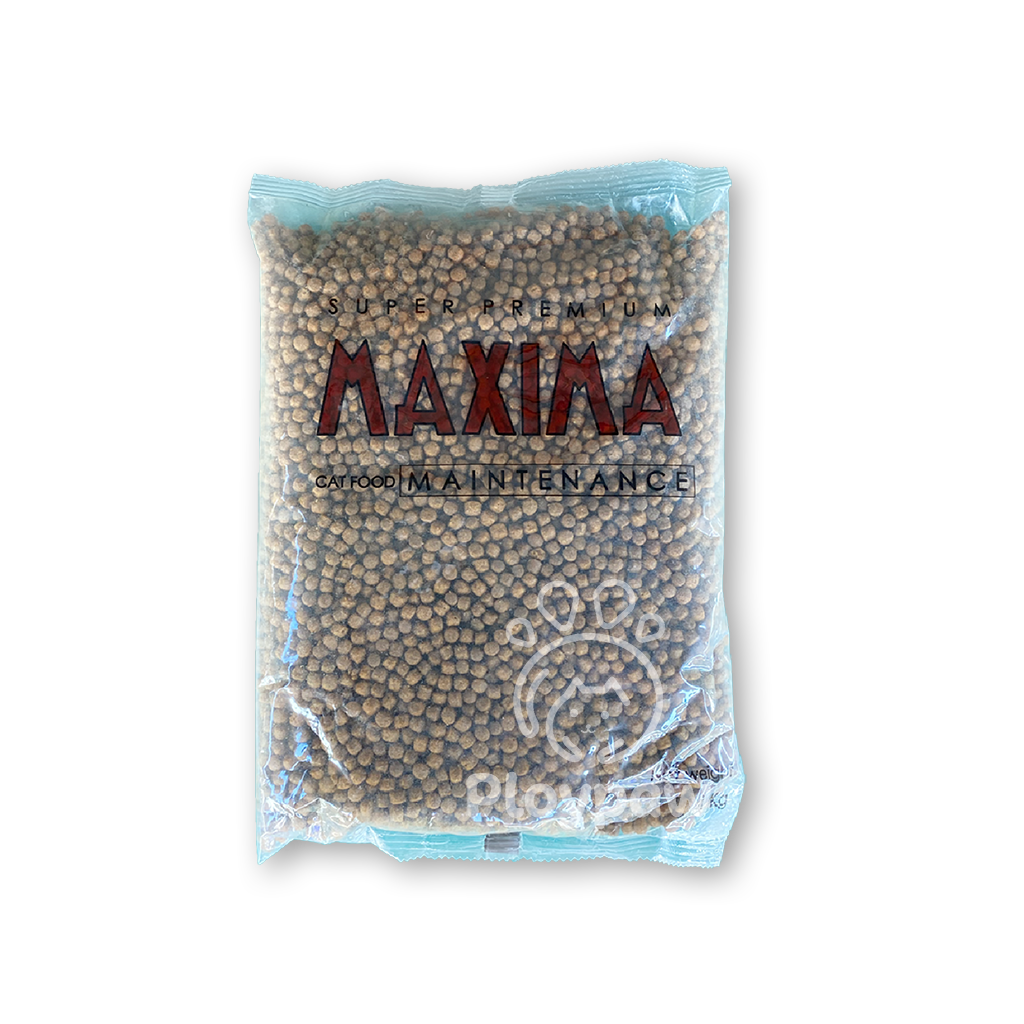 [1kg.] Maxima อาหารแมวแม็กซิม่า เกรดพรีเมี่ยม ขนาด 1 กก.  ถุงแพ็คเกจแบ่งบรรจุจากโรงงาน