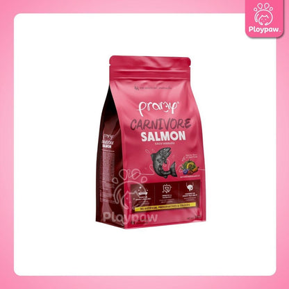 อาหารเม็ดแมวพรามี่ [ซิปล็อค 800g-1kg.] Pramy Carnivore Premium คาร์นิวอร์ ไม่มีผลพลอยได้ ผักผลไม้ 5 สี ขนาด 800 ก.-1 กก.