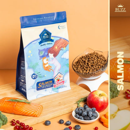 [4kg. Buzz Netura Holistic อาหารแมวบัซซ์ ขนาด 4 กก. (4kg) อาหารแมวโฮลิสติก เกรนฟรี