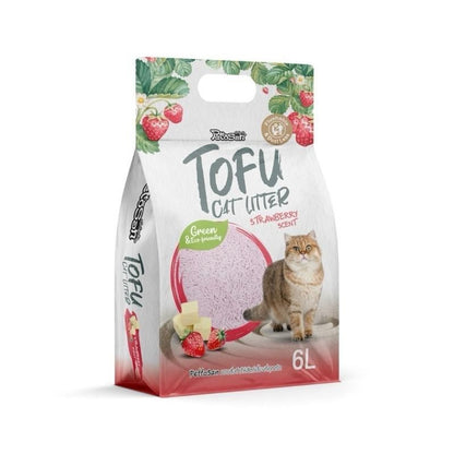 [6 ลิตร] Pettosan เพ็ทโตะซัง ทรายแมวเต้าหู้ Premium Tofu Cat Litter 6 ลิตร ทรายจับก้อนเร็ว 7 กลิ่น