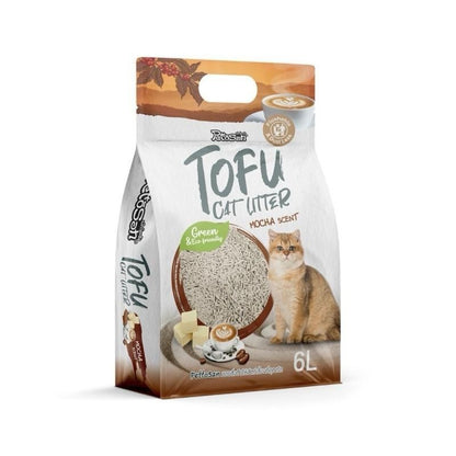 [6 ลิตร] Pettosan เพ็ทโตะซัง ทรายแมวเต้าหู้ Premium Tofu Cat Litter 6 ลิตร ทรายจับก้อนเร็ว 7 กลิ่น