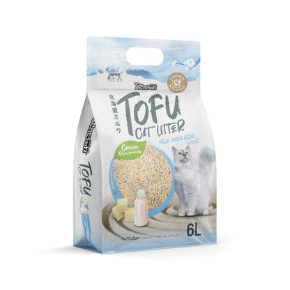 [6 ลิตร] Pettosan เพ็ทโตะซัง ทรายแมวเต้าหู้ Premium Tofu Cat Litter 6 ลิตร ทรายจับก้อนเร็ว 7 กลิ่น