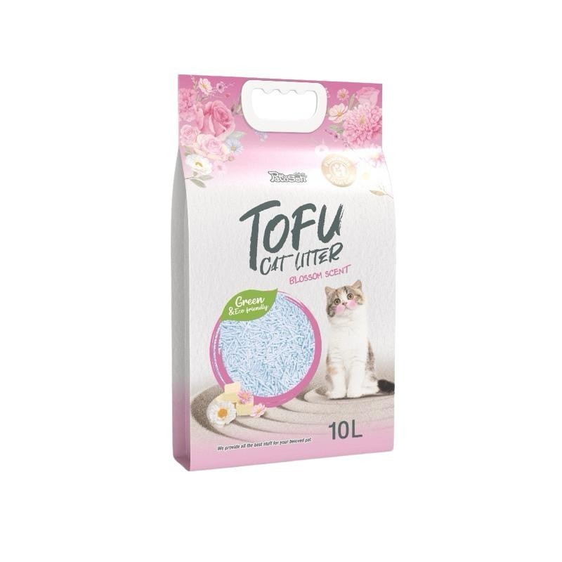 [10 ลิตร] Pettosan เพ็ทโตะซัง ทรายแมวเต้าหู้ Premium Tofu Cat Litter 10 ลิตร ทรายจับก้อนเร็ว 7 กลิ่น