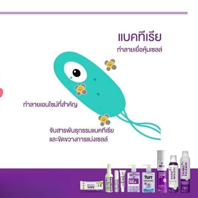 Nano Scrub แชมพูอาบน้ำ น้องหมาและแมว อ่อนโยนแม้ผิวบอบบาง ขนาด 280 ml. สำหรับสัตว์เลี้ยง