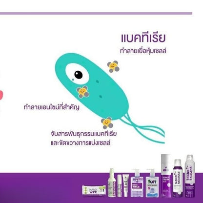 Nano Scrub แชมพูอาบน้ำ น้องหมาและแมว อ่อนโยนแม้ผิวบอบบาง ขนาด 280 ml. สำหรับสัตว์เลี้ยง