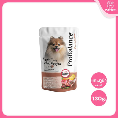 [1 ซอง] ProBalance Dog Pouch อาหารเปียกสุนัข โปรบาลานซ์ โภชนาการครบถ้วน ขนาดซอง 130 กรัม