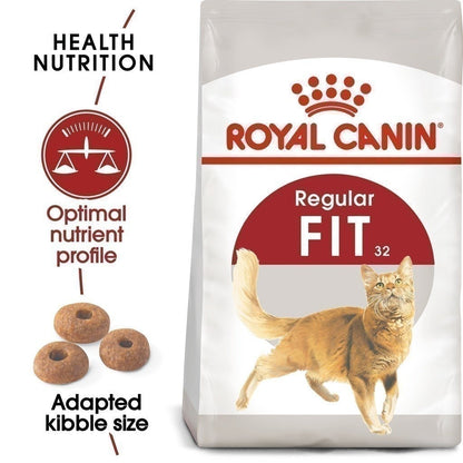 [10kg] Royal Canin Fit 10kg อาหารเม็ดแมวโต รูปร่างดี อายุ 1 ปีขึ้นไป (Dry Cat Food, โรยัล คานิน)