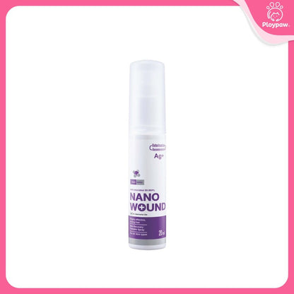 Nano Wound สเปรย์นาโนซิลเวอร์ สำหรับสัตว์เลี้ยง  อ่อนโยนต่อผิวหนัง