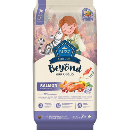 [ยกกระสอบ 7 กก.] อาหารแมวบัซซ์บียอนด์ Buzz Beyond ขนาด 7 กก.(7kg) Premium + Gluten Free + NON GMO
