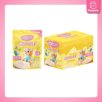 [1 ซอง] อาหารเปียกแมวมูชี่ Moochie Pouch เพาซ์ โภชนาการครบถ้วน สำหรับแมวเด็ก แมวโต แมวสูงวัย ขนาด 70 กรัม(g.)