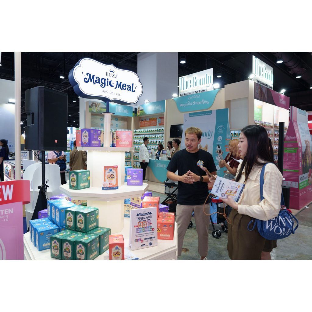 [1 ซอง] BUZZ Magic Meal อาหารเปียกแมว บัซซ์ Human Grade โปรตีนสูง ไม่เค็ม แมวกินยากชอบ 70g (Cat Wet Food,Buzz,Premium)