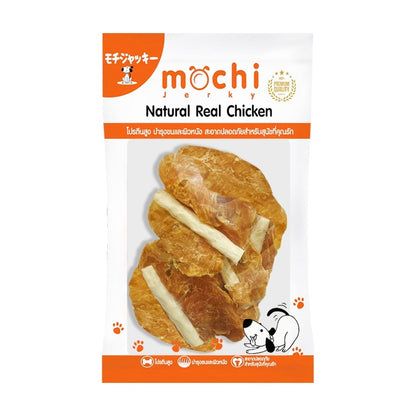 [ไซส์ L] Mochi Jerky โมชิ เจอร์กี้ ขนมสุนัขและแมว สันในไก่ โปรตีนสูง เนื้อนุ่ม เคี้ยวง่าย ไม่เติมสารกันเสีย 250-320 กรัม