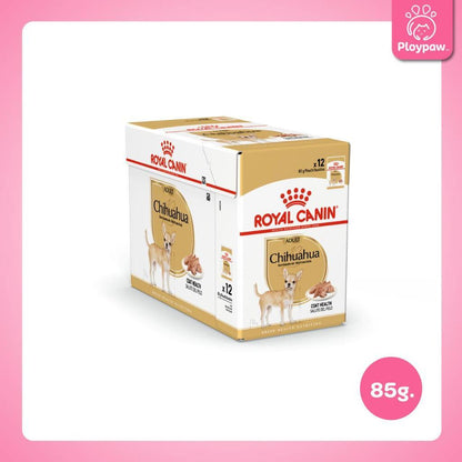 [ยกกล่อง 12 ซอง] Royal Canin อาหารเปียกสุนัข สูตรเฉพาะสำหรับสุนัข ขนาด 85 กรัม