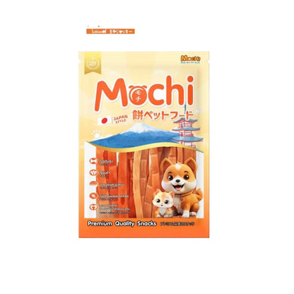 [ไซส์ L] Mochi Jerky โมชิ เจอร์กี้ ขนมสุนัขและแมว สันในไก่ โปรตีนสูง เนื้อนุ่ม เคี้ยวง่าย ไม่เติมสารกันเสีย 250-320 กรัม