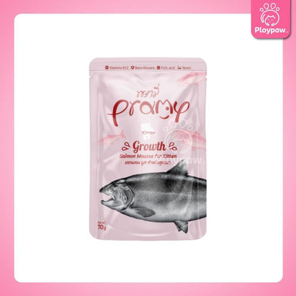 [ยกโหล 12 ซอง] Pramy Functional Kitten อาหารเปียกลูกแมว 70g เนื้อมูส พรามี่ สูตรลูกแมว ทานง่าย สำหรับแมว 1 เดือน+