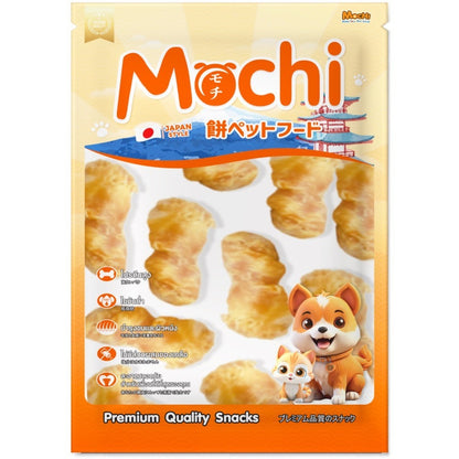 [ไซส์ L] Mochi Jerky โมชิ เจอร์กี้ ขนมสุนัขและแมว สันในไก่ โปรตีนสูง เนื้อนุ่ม เคี้ยวง่าย ไม่เติมสารกันเสีย 250-320 กรัม