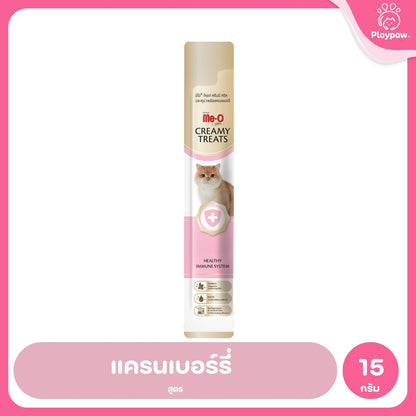 [1 ซอง] ขนมแมวเลีย Me-O Gold Creamy Treats มีโอ โกลด์ เนื้อครีมเข้มข้น 15g