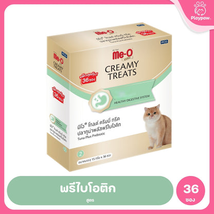 [ยกกล่อง 36 ซอง] ขนมแมวเลีย Me-O Gold Creamy Treats มีโอ โกลด์ เนื้อครีมเข้มข้น 15g