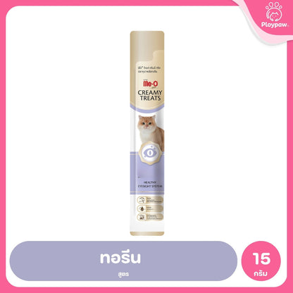 [1 ซอง] ขนมแมวเลีย Me-O Gold Creamy Treats มีโอ โกลด์ เนื้อครีมเข้มข้น 15g