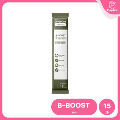 VetOLOGY [ยกกล่อง 30 ซอง] Petheria ขนมแมวเลีย ขนมสัตว์เลี้ยง สุขภาพดี ขนาดซอง 15 กรัม