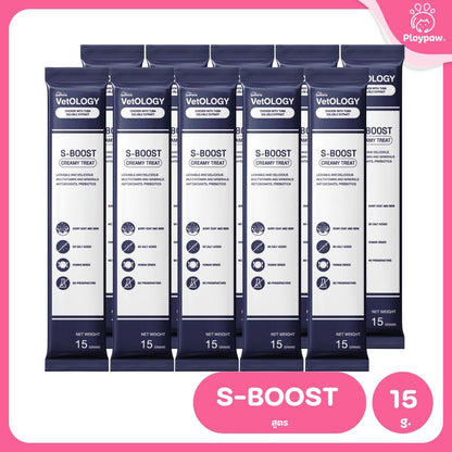 VetOLOGY [แพ็ค 10 ซอง] Petheria ขนมแมวเลีย ขนมสัตว์เลี้ยง สุขภาพดี ขนาดซอง 15 กรัม