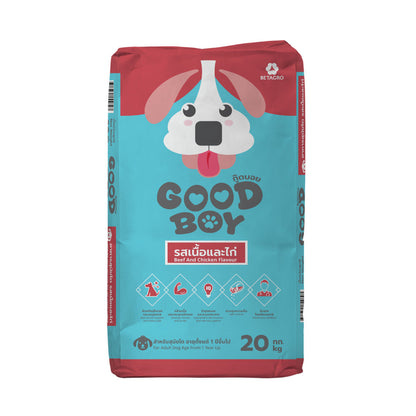 [20kg] Good Boy กู๊ดบอย อาหารสุนัขโต รสเนื้อและไก่ Adult Dog Food Beef & Chicken Formula ขนาด 20 กิโลกรัม