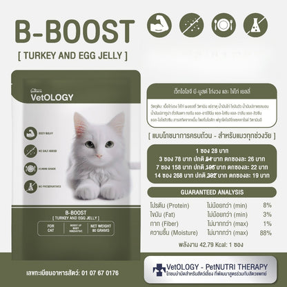 VetOLOGY [ยกกล่อง 12 ซอง] Petheria อาหารเปียกสำหรับแมว เหมาะกับทุกช่วงวัย ขนาดซอง 80g