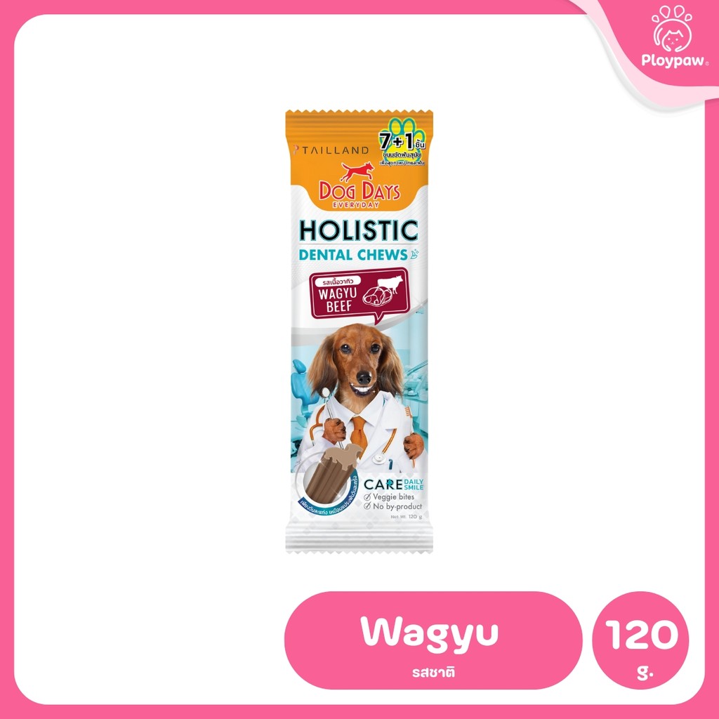 Dog Days Dental Chews ขนมขัดฟันขนมสุนัข ฝึกสุนัข ขนาด 100-120 กรัม