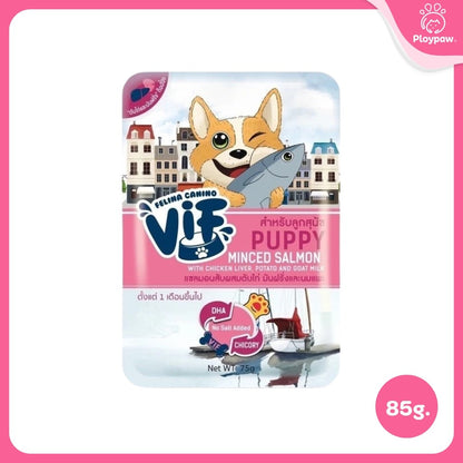 [ยกโหล 12 ซอง] VIF Felina Canino อาหารเปียกสุนัข วิฟ เกรดพรีเมี่ยม สำหรับสุนัขทุกวัย ขนาดซอง 75 กรัม