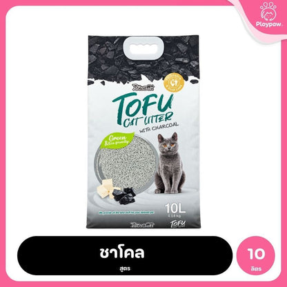 [ยกลัง 4 ถุง*10 ลิตร] Pettosan เพ็ทโตะซัง ทรายแมวเต้าหู้ Premium Tofu Cat Litter 10 ลิตร ทรายจับก้อนเร็ว 7 กลิ่น