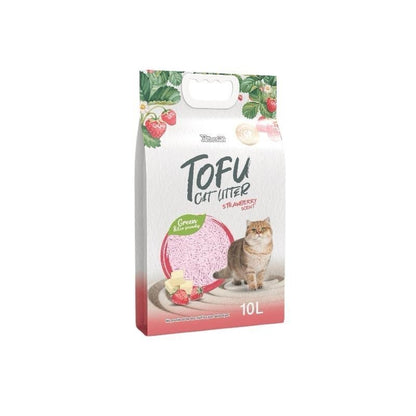 [ยกลัง 4 ถุง*10 ลิตร] Pettosan เพ็ทโตะซัง ทรายแมวเต้าหู้ Premium Tofu Cat Litter 10 ลิตร ทรายจับก้อนเร็ว 7 กลิ่น