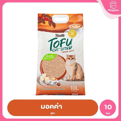 [ยกลัง 4 ถุง*10 ลิตร] Pettosan เพ็ทโตะซัง ทรายแมวเต้าหู้ Premium Tofu Cat Litter 10 ลิตร ทรายจับก้อนเร็ว 7 กลิ่น