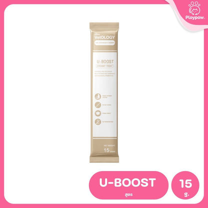 VetOLOGY [ยกกล่อง 30 ซอง] Petheria ขนมแมวเลีย ขนมสัตว์เลี้ยง สุขภาพดี ขนาดซอง 15 กรัม