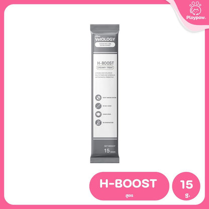 VetOLOGY [1 ซอง] Petheria ขนมแมวเลีย ขนมสัตว์เลี้ยง สุขภาพดี ขนาดซอง 15 กรัม