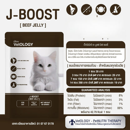 VetOLOGY [1 ซอง] Petheria อาหารเปียกสำหรับแมว เหมาะกับทุกช่วงวัย ขนาดซอง 80g