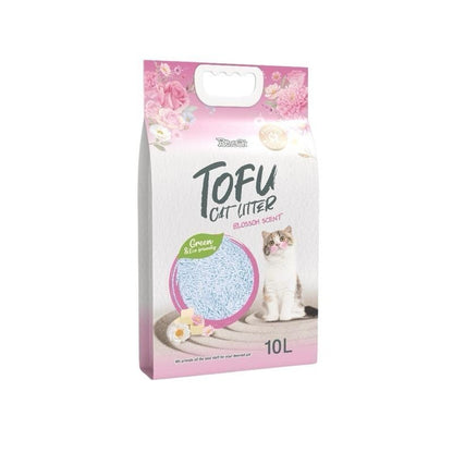 [ยกลัง 4 ถุง*10 ลิตร] Pettosan เพ็ทโตะซัง ทรายแมวเต้าหู้ Premium Tofu Cat Litter 10 ลิตร ทรายจับก้อนเร็ว 7 กลิ่น