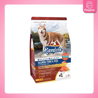 อาหารเม็ดสุนัขคานิว่า [L] Kaniva Dog Food อาหารเม็ดเกรดพรีเมี่ยม อาหารสุนัขสำหรับสุนัขทุกช่วงวัย ขนาด 2.8-3.2 กก.(kg.)