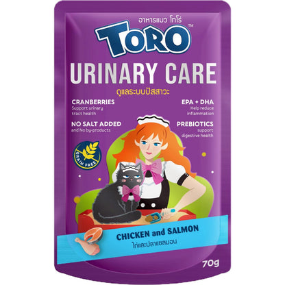 อาหารแมวเปียกโทโร่ [ยกลัง 48 ซอง] Toro Catfood Pouch ขนาดซอง 70 กรัม