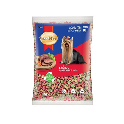[ถุงแบ่ง 1 กก.] SmartHeart Dog Food อาหารเม็ดสำหรับสุนัข สมาร์ทฮาร์ท สำหรับลูกสุนัข สุนัขโต ถุงแพ็คเกจจากโรงงาน