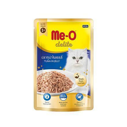 [ยกโหล 12 ซอง] Me-O Delite อาหารแมวเปียก มีโอ ดีไลท์ ขนาด 70 กรัม (g)