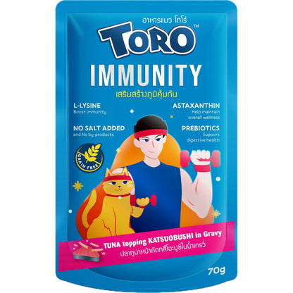 อาหารแมวเปียกโทโร่ [1 ซอง] Toro Catfood Pouch ขนาดซอง 70 กรัม