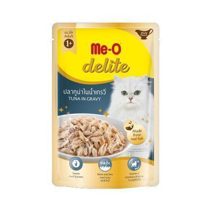 [ยกลัง 48 ซอง] Me-O Delite อาหารแมวเปียก มีโอ ดีไลท์ ขนาด 70 กรัม (g)